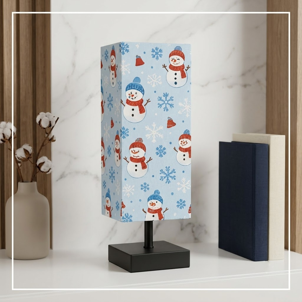 Plug-in fabric-shade table lamp product details