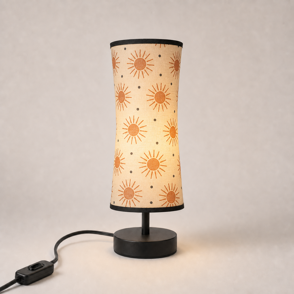 Terracotta Boho Sun Table Lamp - JB-G14 - Model design