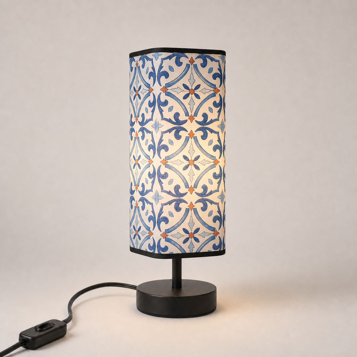 Mediterranean Blue Tile Table Lamp - JB-G20 - Model design