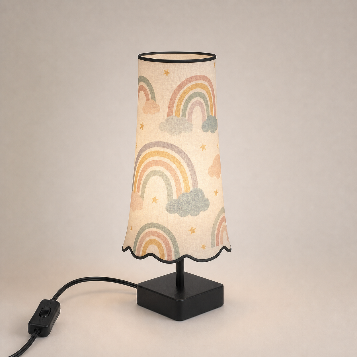 Pastel Rainbow Nursery Table Lamp - JB-G26 - Model design