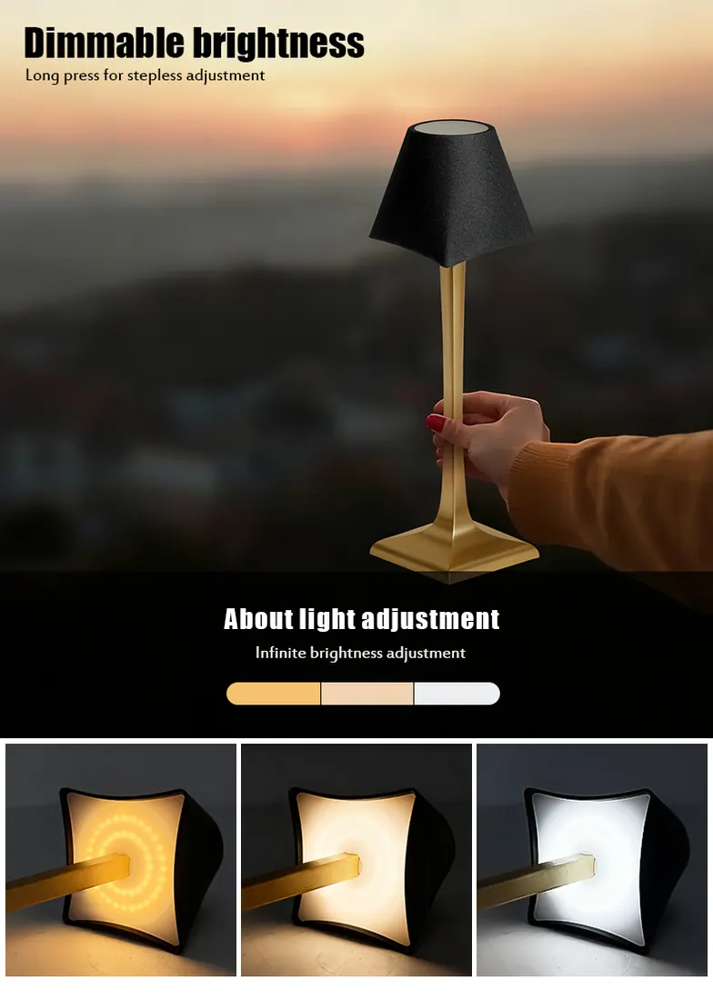 Touch and stepless dimming details