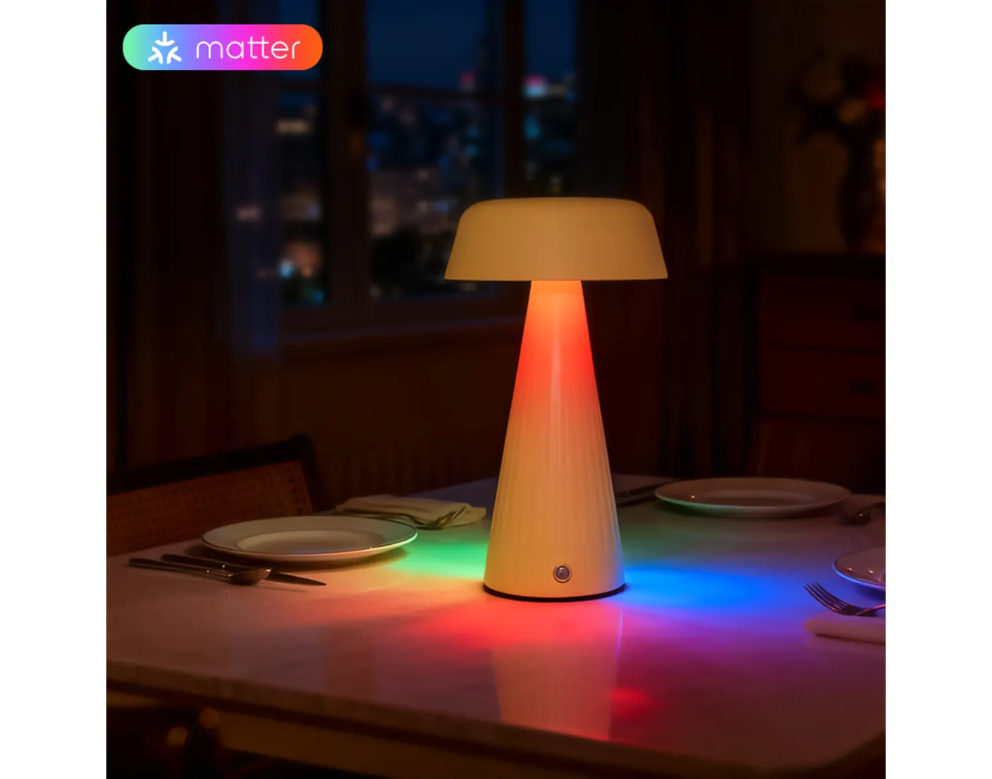 Jian Bian Matter smart RGB portable table lamp