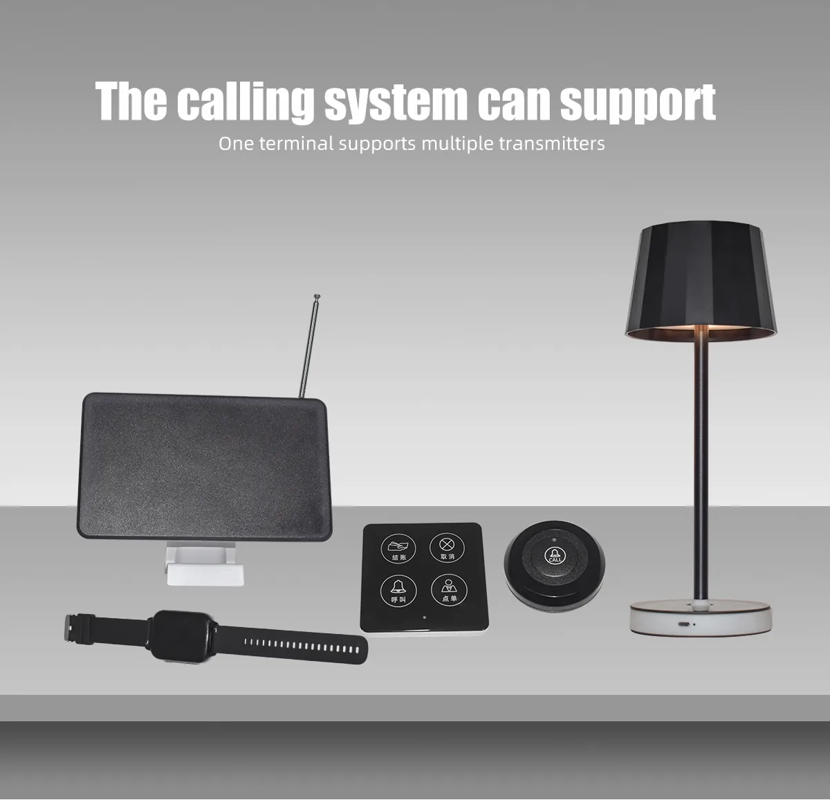 Hospitality Service Call-System Lamp functions and construction