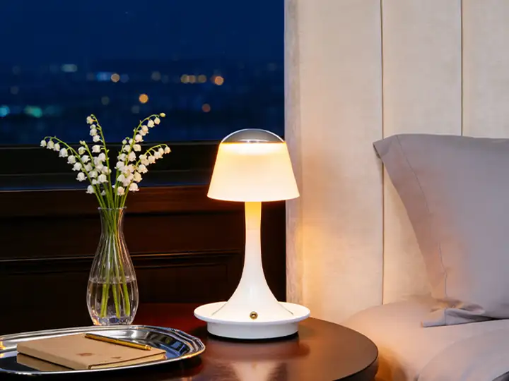 Soft-Glow Rechargeable Table Lamp from Jian Bian